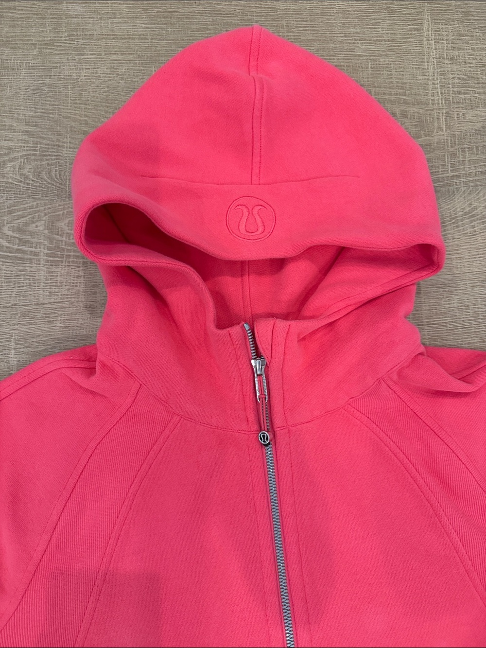 lululemon athletica Coral Pink half-Zip Hoodie - Picture 2 of 2
